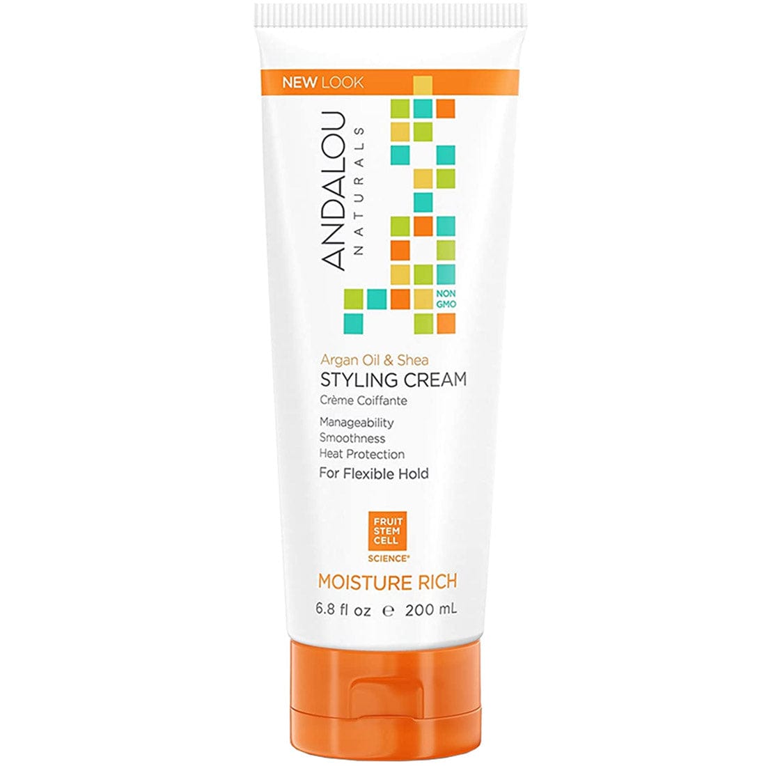 Andalou Naturals Argan Oil & Shea Rich Styling Cream, 200ml