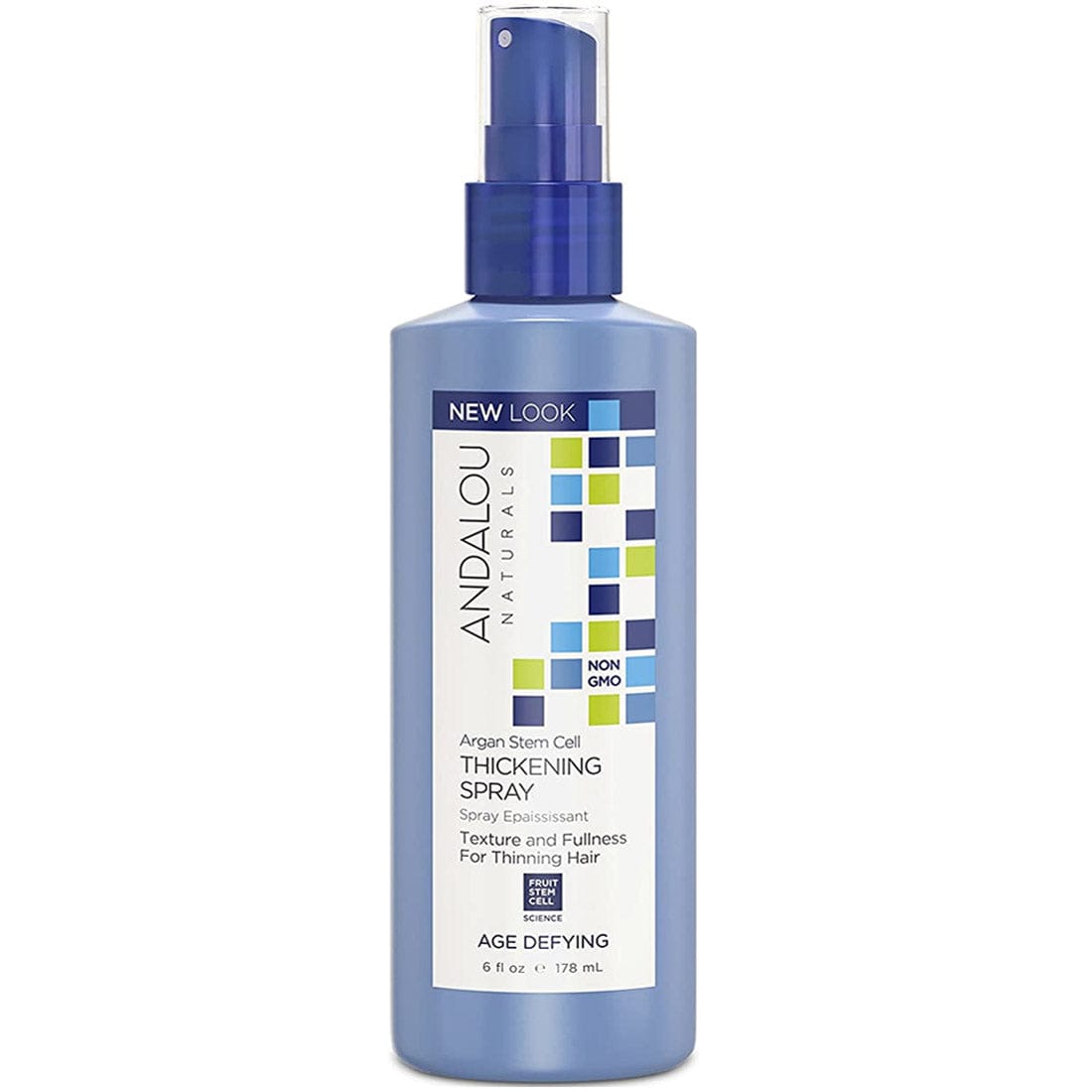 Andalou Naturals Argan Stem Cells Age Defying Thickening Hair Spray, 178ml