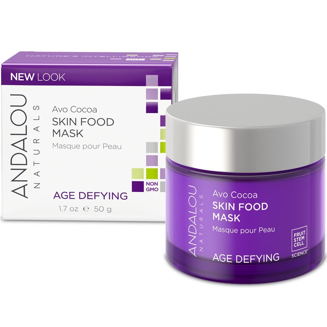 Andalou Naturals Avo Cocoa Skin Food Mask, 50ml