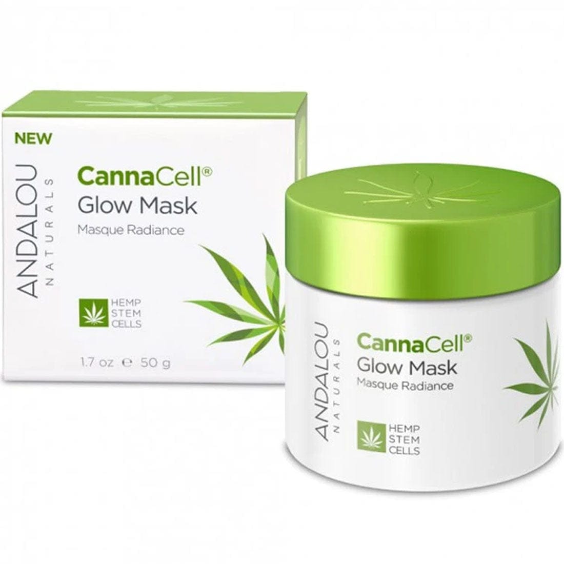 Andalou Naturals CannaCell Glow Mask, 50g