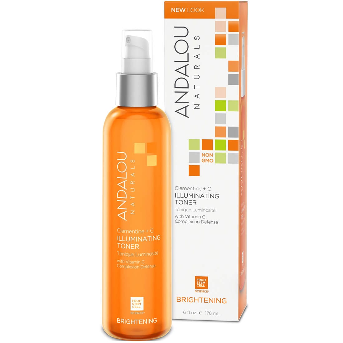 Andalou Naturals Clementine & C Illuminating Toner, 178ml