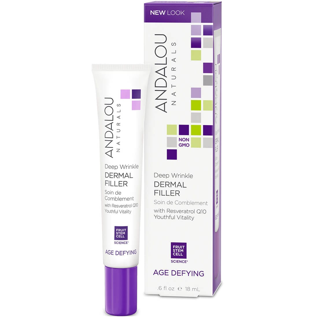 Andalou Naturals Deep Wrinkle Dermal Filler, 18ml