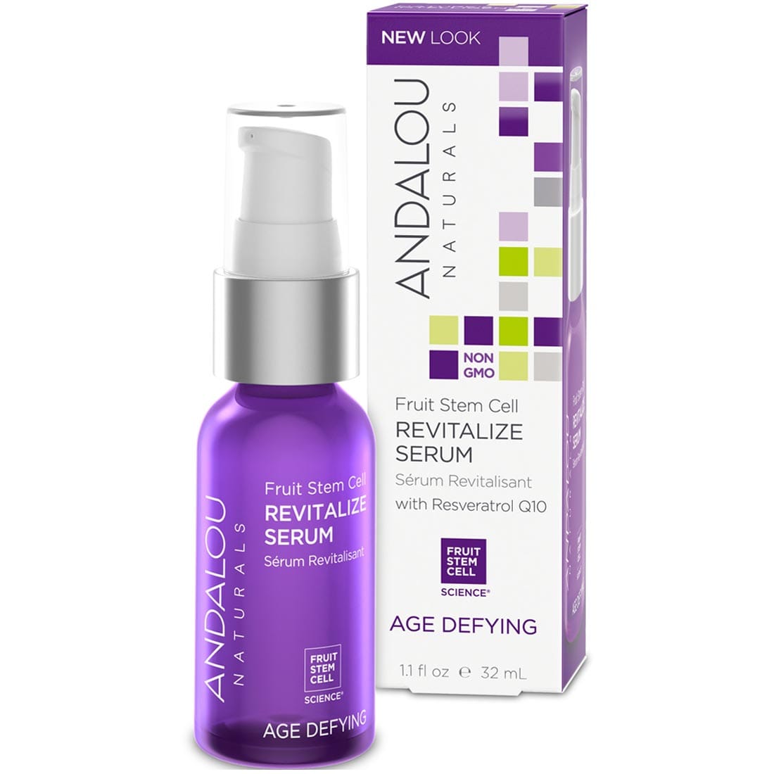 Andalou Naturals Fruit Stem Cell Revitalize Serum, 32ml