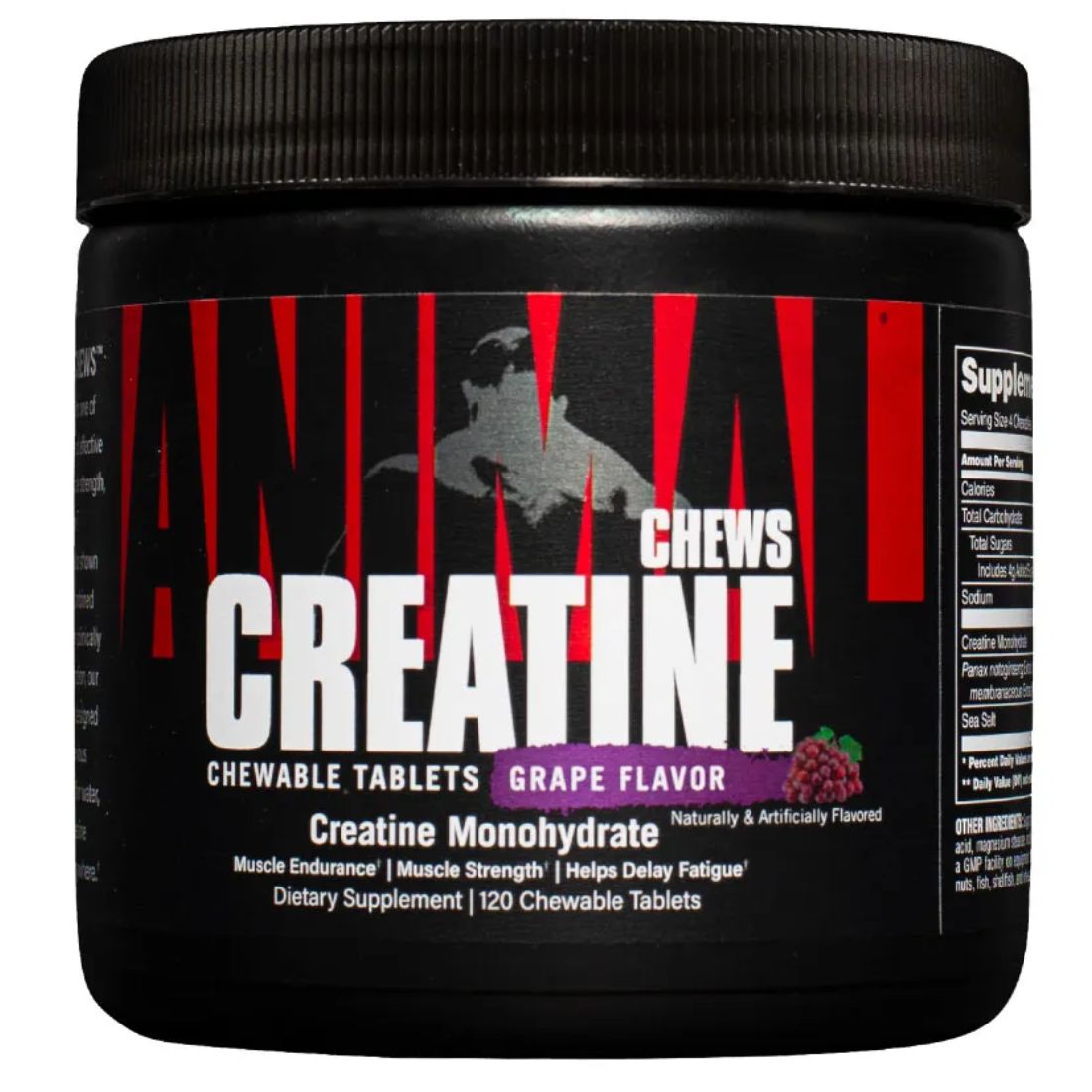Animal Creatine Monohydrate Chews, 120 Chewable Tablets