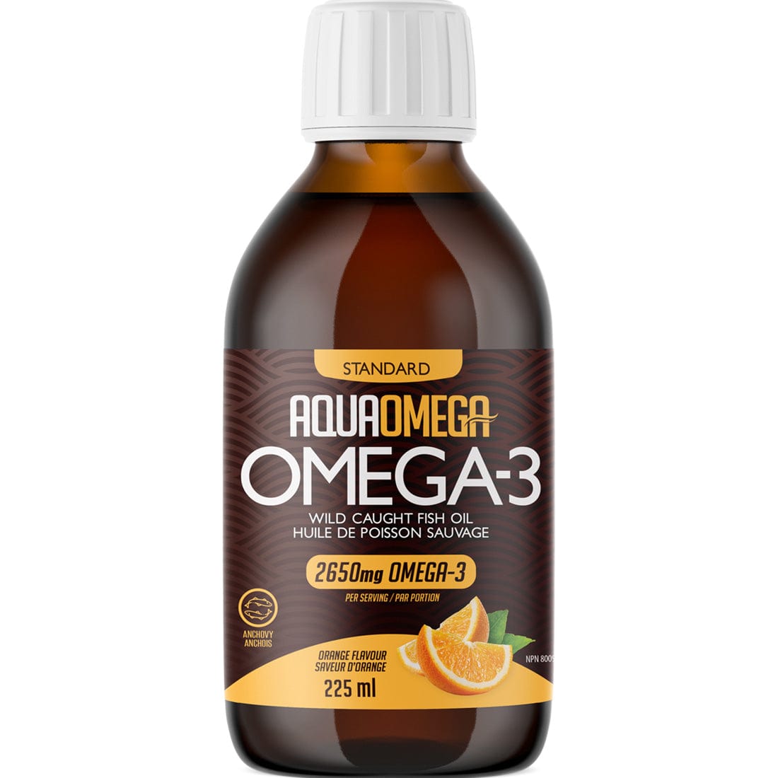 AquaOmega Daily Maintenance Omega 3 Fish Oil, 3X Extra Strength Liquid Fish Oil