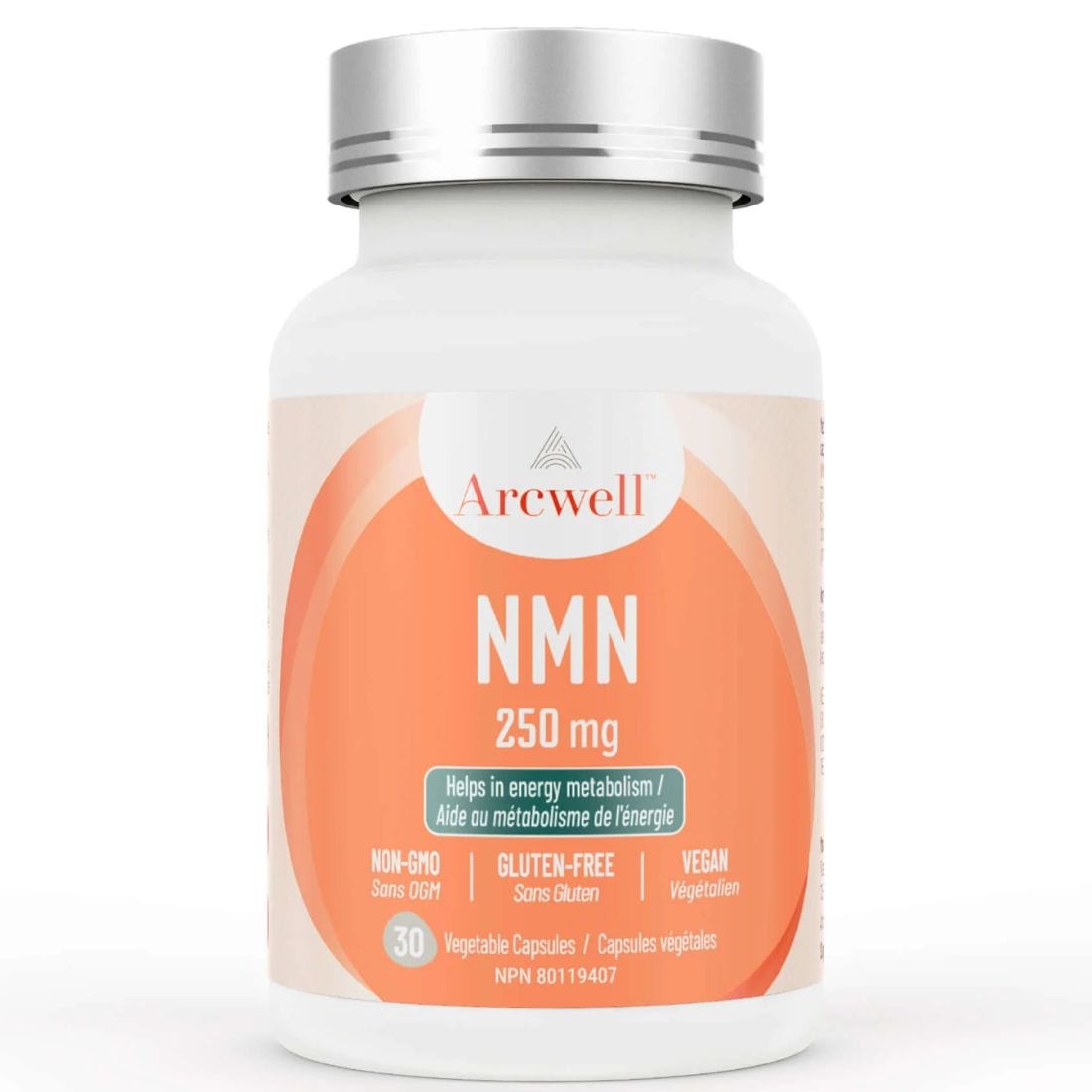 Arcwell NMN (Nicotinamide Mononucleotide) 250mg , NAD+ Supplement