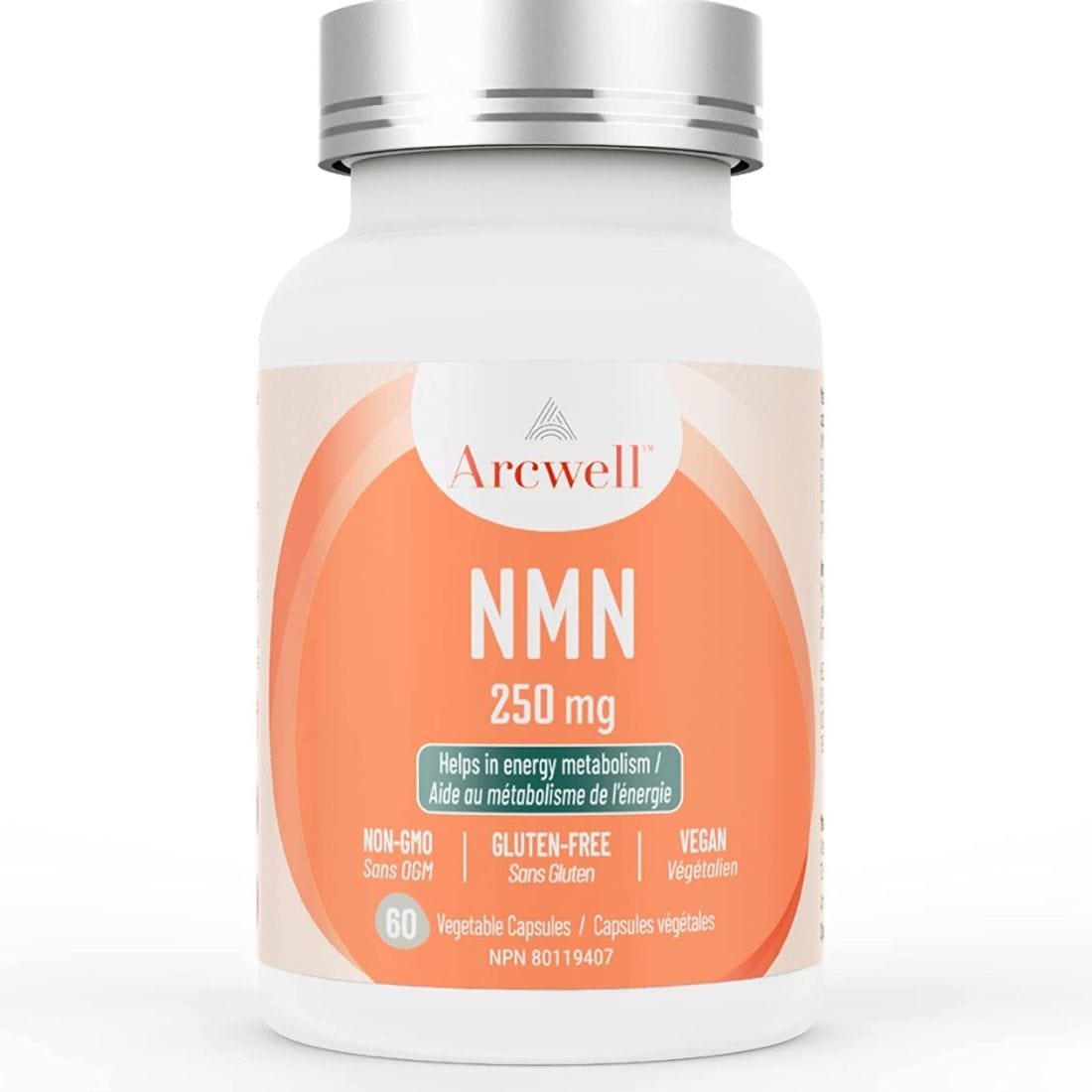 Arcwell NMN (Nicotinamide Mononucleotide) 250mg , NAD+ Supplement