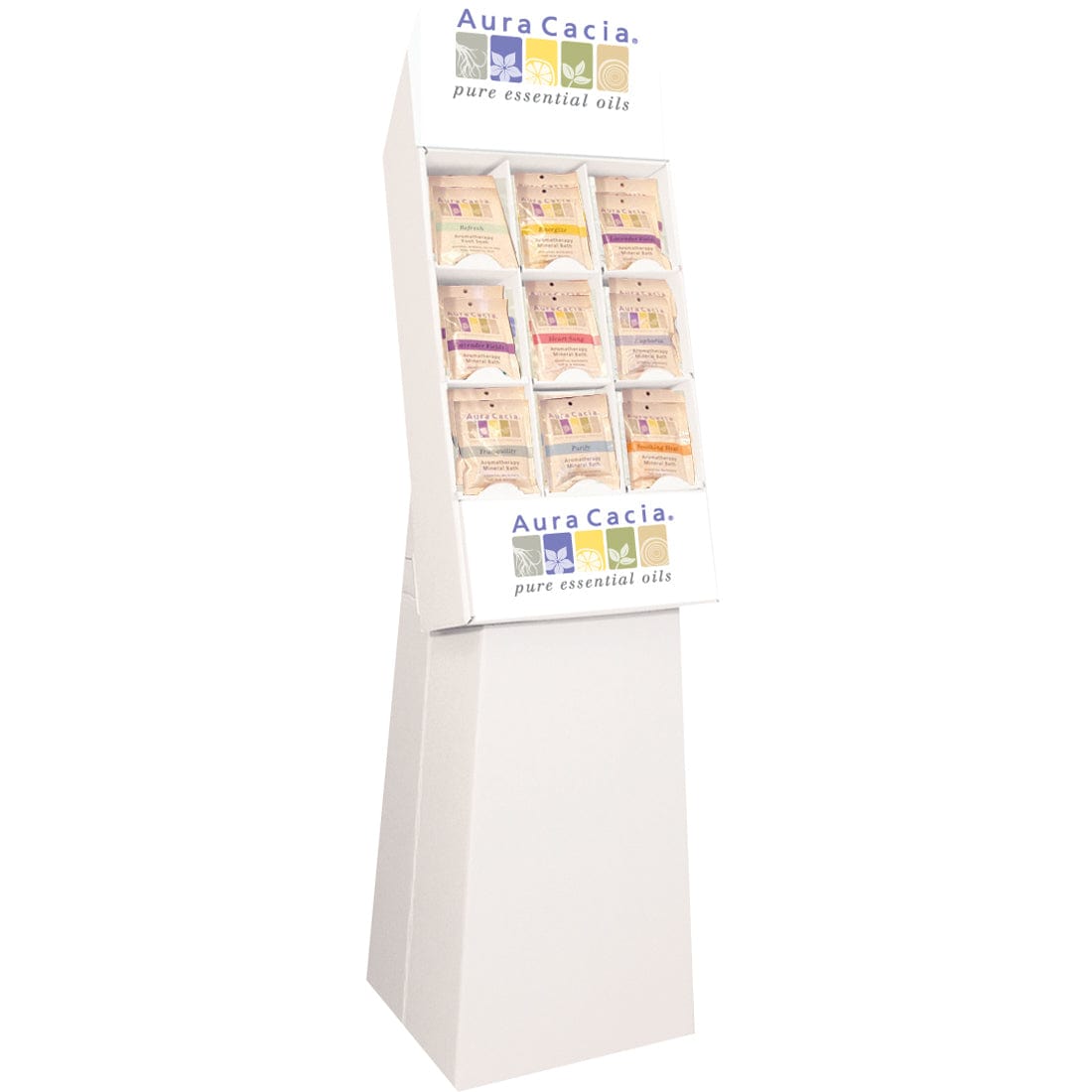 Aura Cacia Aromatherapy Mineral Bath Shipper, 72pc