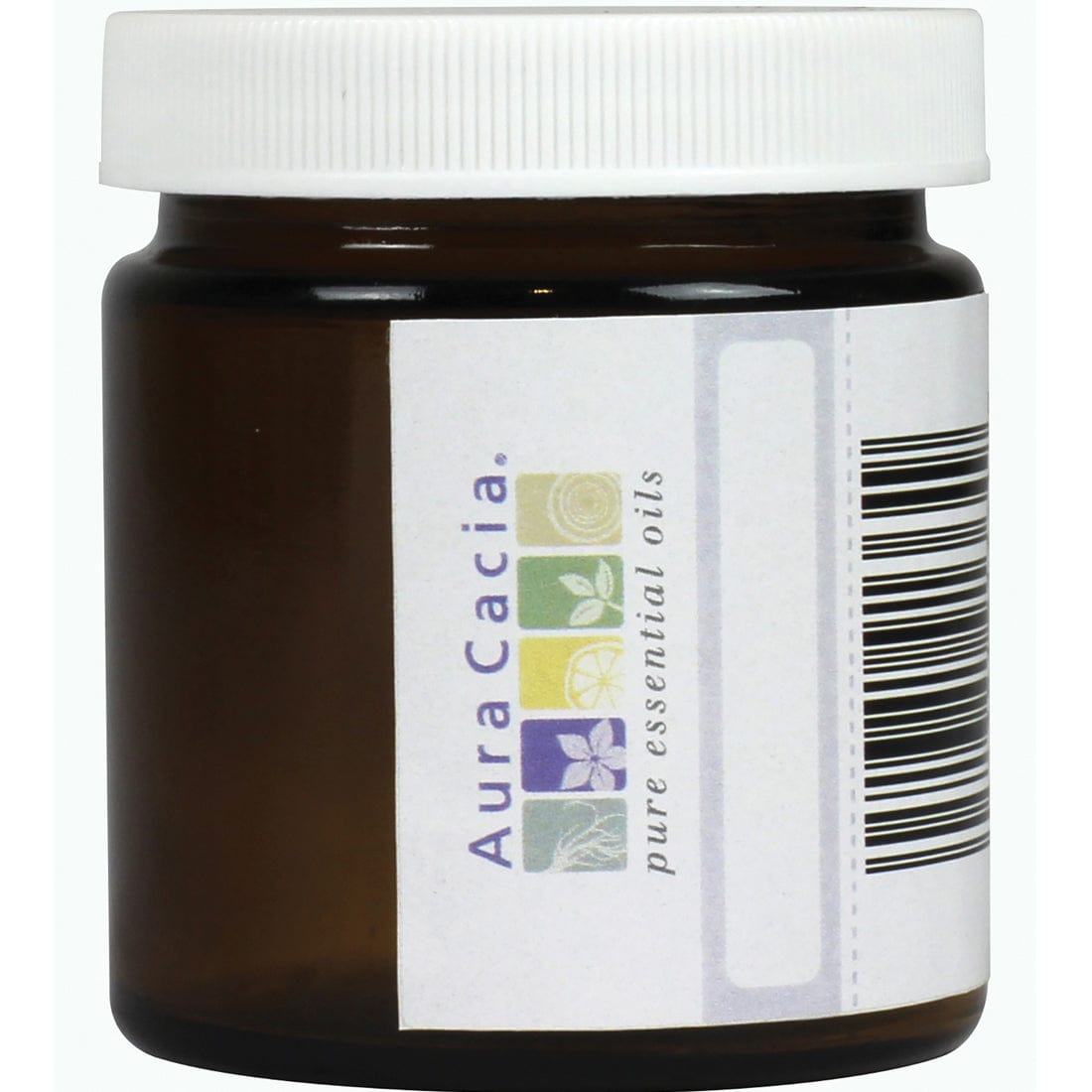 Aura Cacia Empty Amber Glass Wide Mouth Jar, 118ml