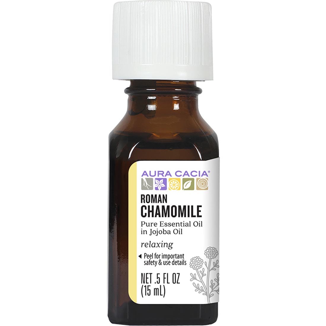 Aura Cacia Roman Chamomile Oil In Jojoba Oil, 15ml
