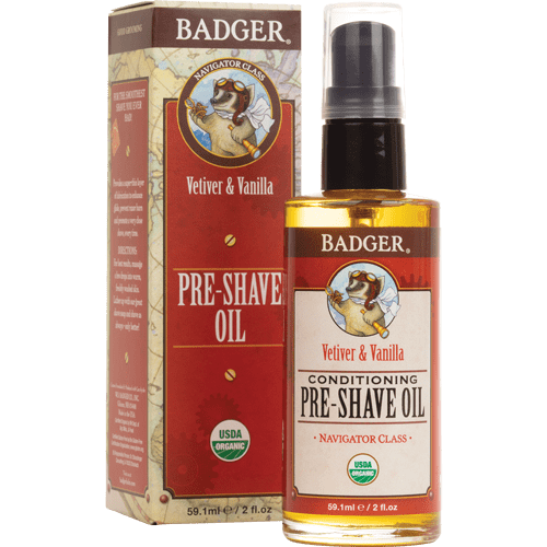 Badger Balms Pre-Shave Oil, 59ml