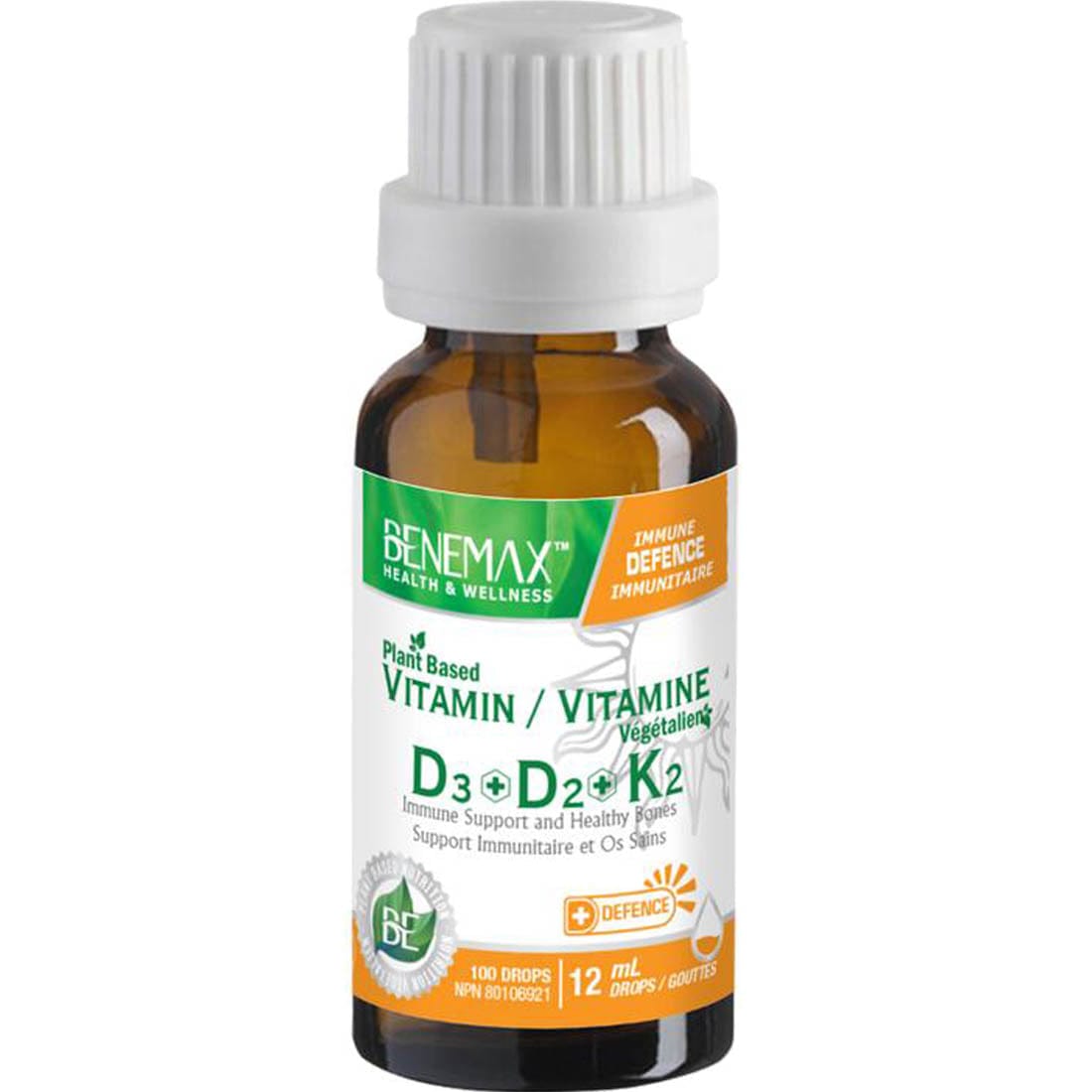 Benemax Complete D (D3+D2) + K2 Drops, 12 ml