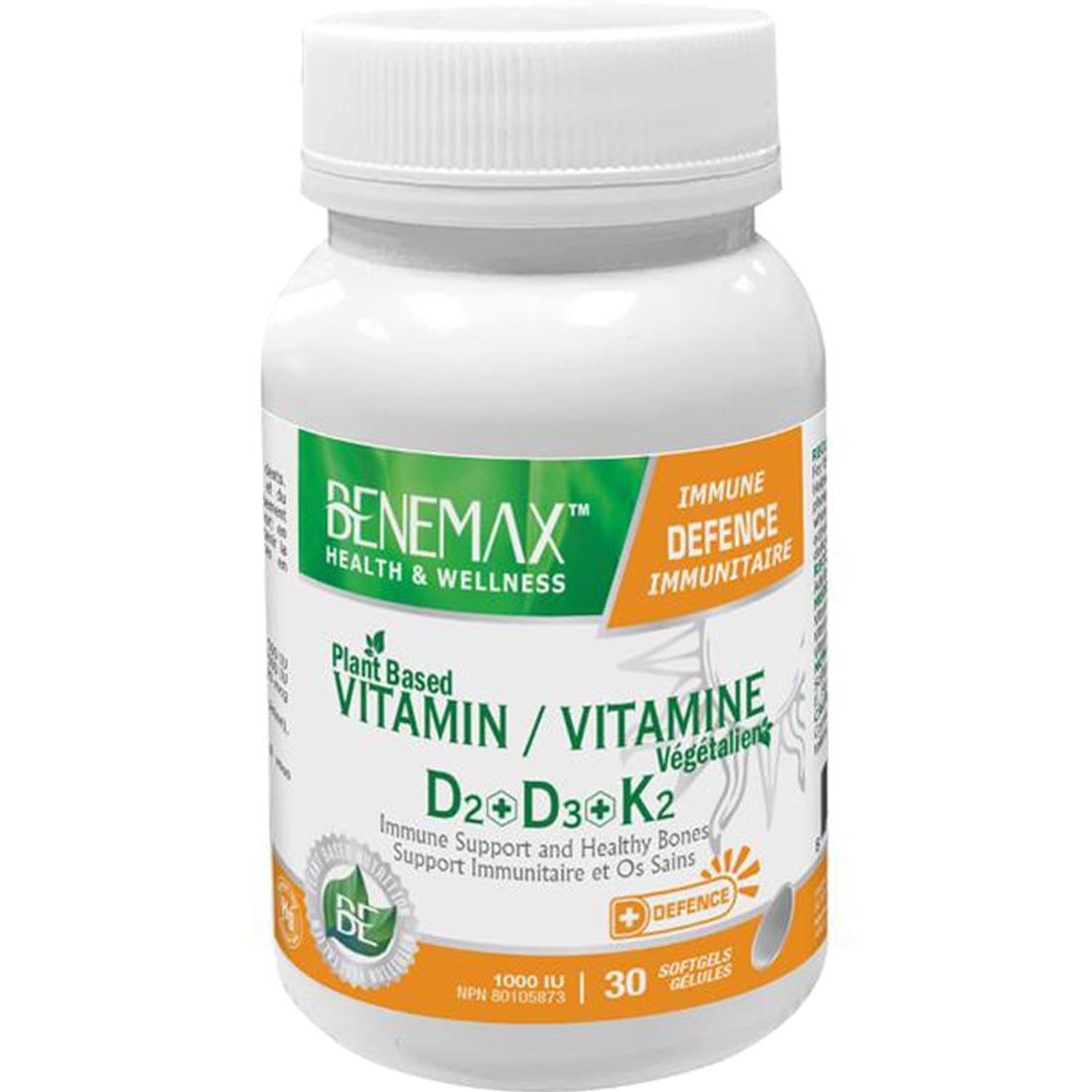 Benemax Complete D3 + K2 Softgel, 30 Softgels