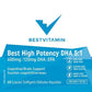 BestVitamin Best High Potency DHA 5:1, 600mg:120mg DHA:EPA, Supports cognitive health & brain function, 60 Liquid Softgels