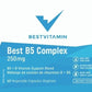 BestVitamin Best B5 Complex, 250mg B5 Plus B-Complex, Non-GMO, 60 Vegetable Capsules