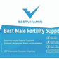 BestVitamin Best Male Fertility Support, Improve Sperm Cell Health, 120 Vegetable Capsules