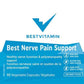 BestVitamin Best Nerve Pain Support, Supports healthy nerve function in those with polyneuropathy, 90 Vegetable Capsules