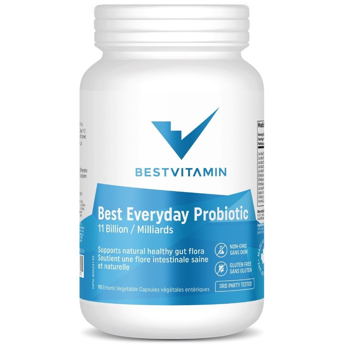 BestVitamin Best Everyday Probiotic, 11 Billion, Non-GMO, Store in Fridge