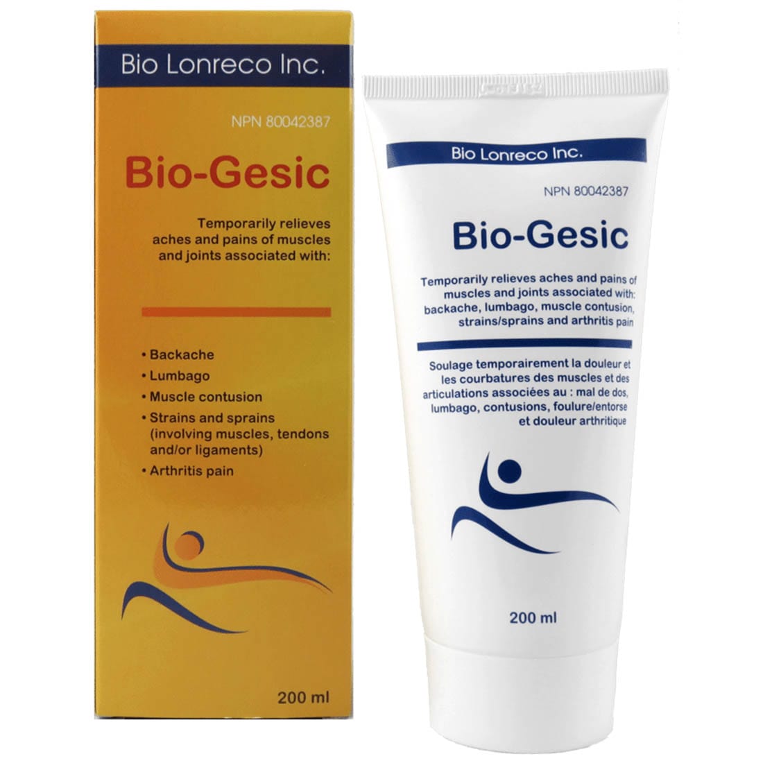 Bio Lonreco Bio-Gesic Cream, Relieves muscle and joint aches
