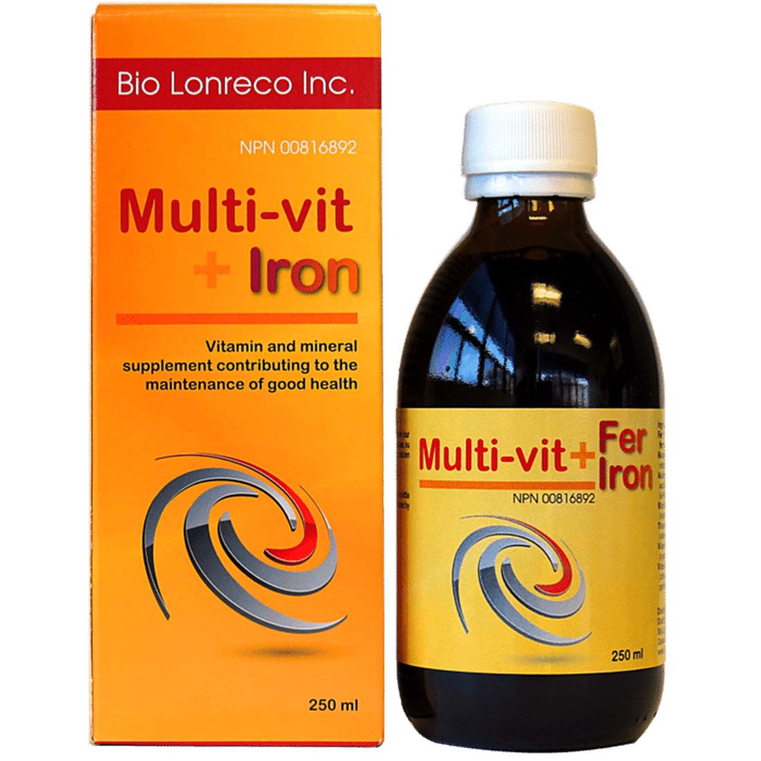 Bio Lonreco Multi-vit plus Iron, Liquid Multivitamin with Iron