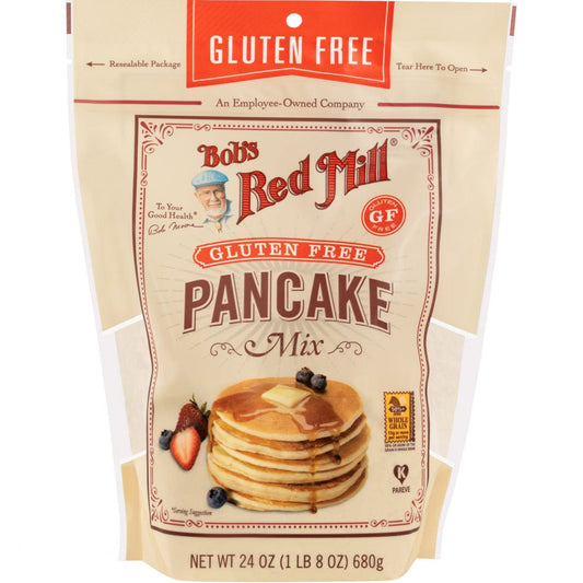 Bob's Red Mill Gluten Free Pancake Mix, 680g, Best Before 08/23, Clearance 50% Off, Final Sale