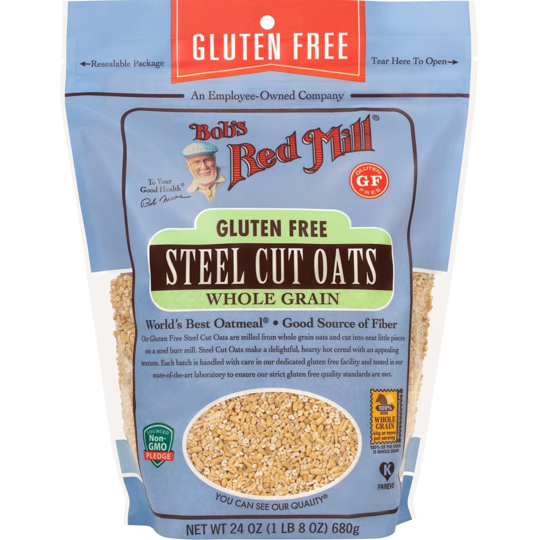 Bob's Red Mill Gluten Free Steel Cut Oats, 680g, Best Before 05/23, Clearance 75% Off, Final Sale