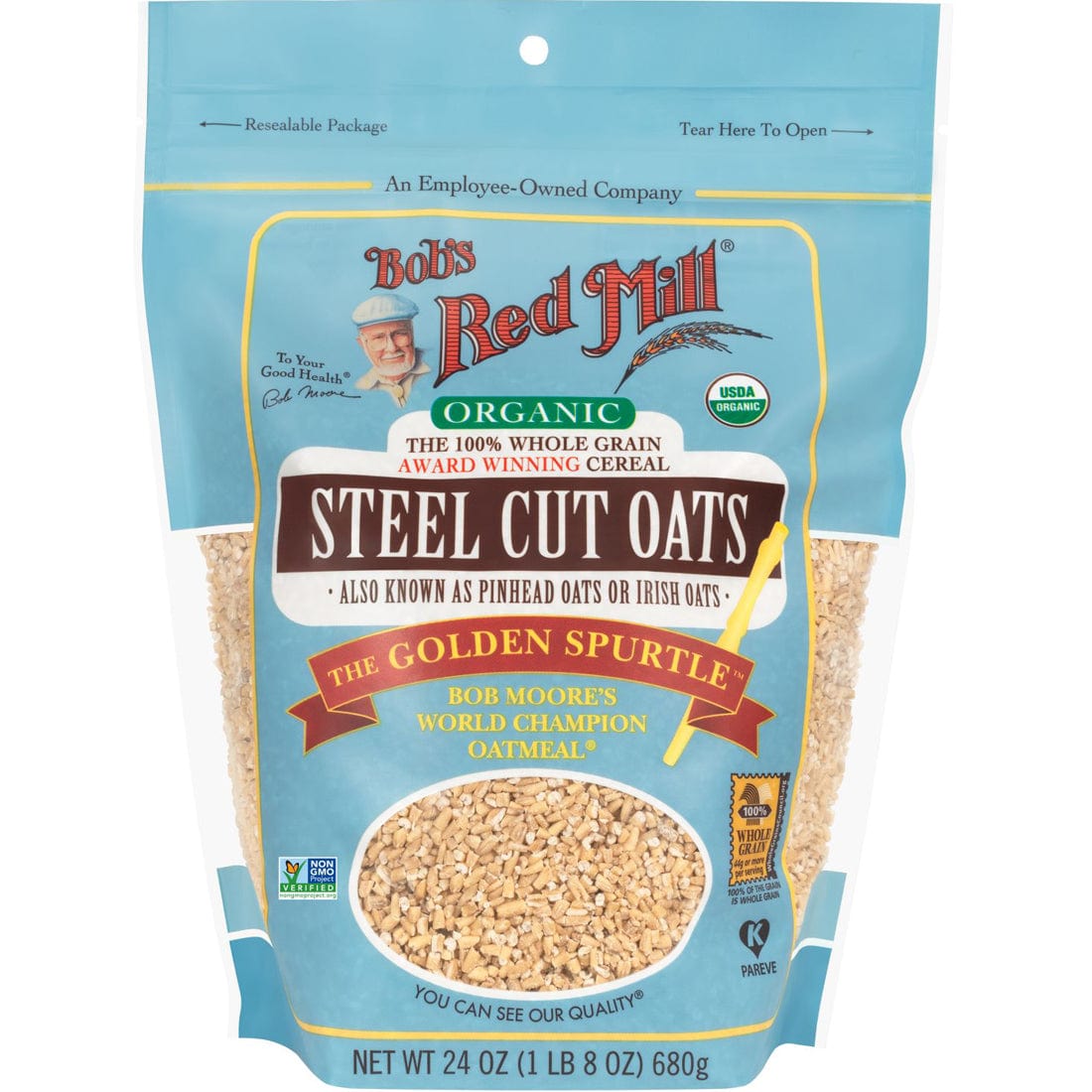 Bob's Red Mill Organic Steel Cut Oats, 680g, Best Before 07/23, Clearance 80% Off, Final Sale