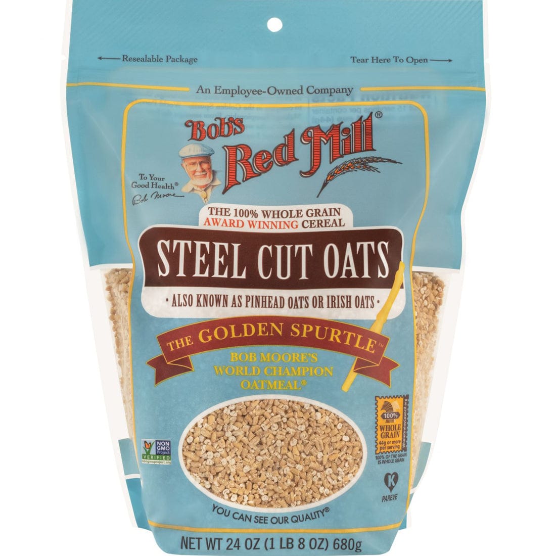 Bob's Red Mill Steel Cut Oats, 680g, Best Before 01/24, Clearance 30% Off, Final Sale