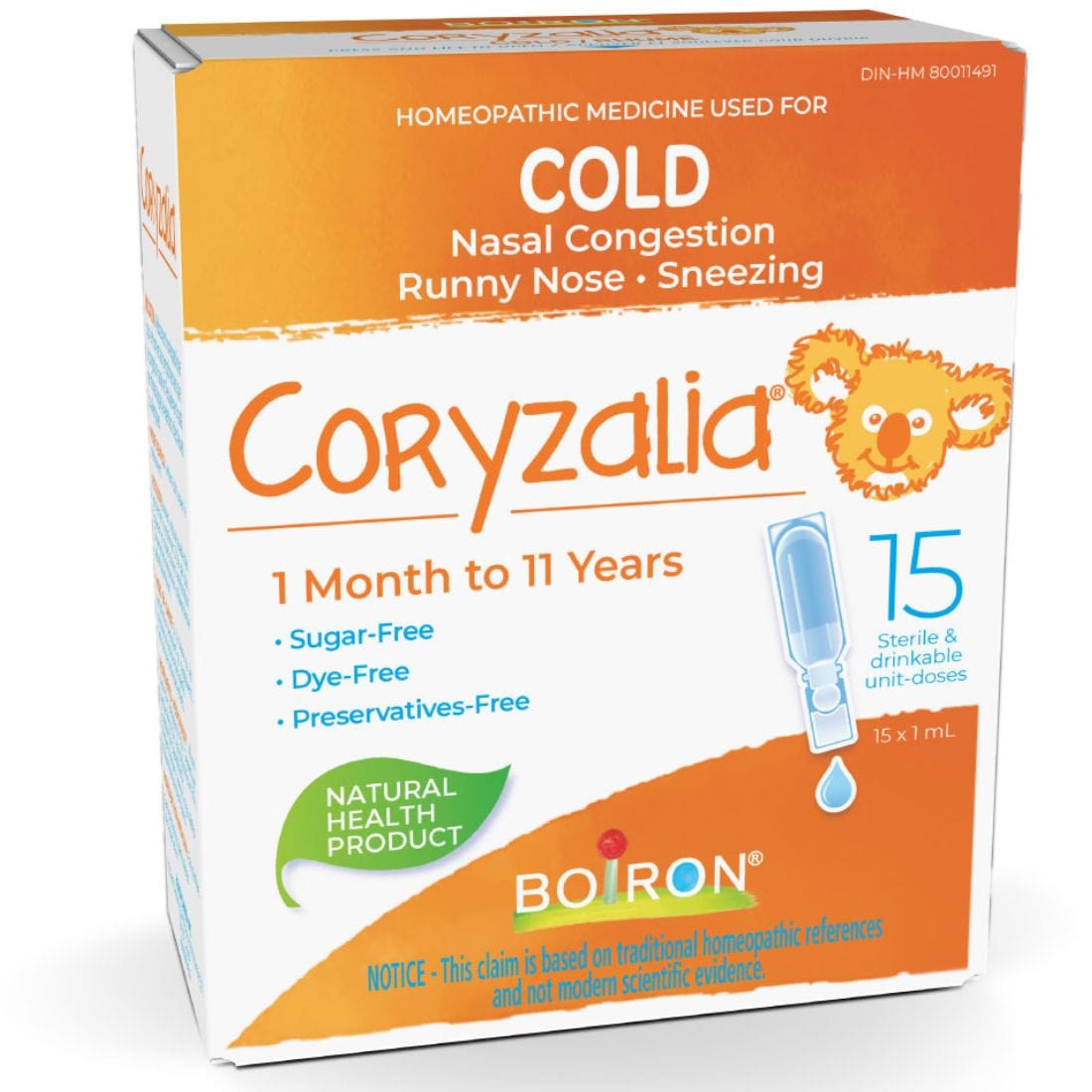 Boiron Coryzalia, Cold for Children