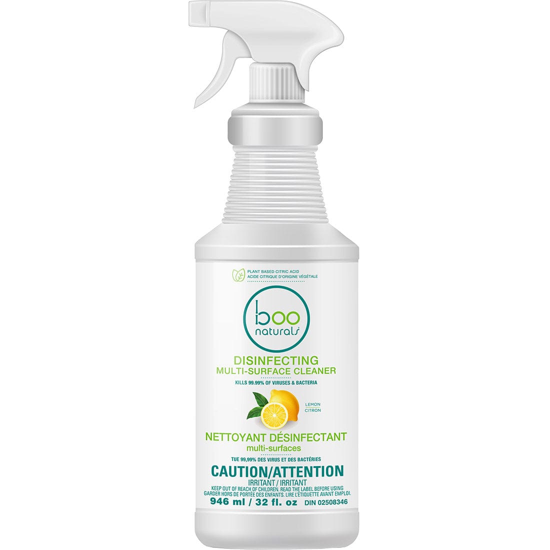 Boo Bamboo Disinfecting Multi-Surface Cleaner, 946ml