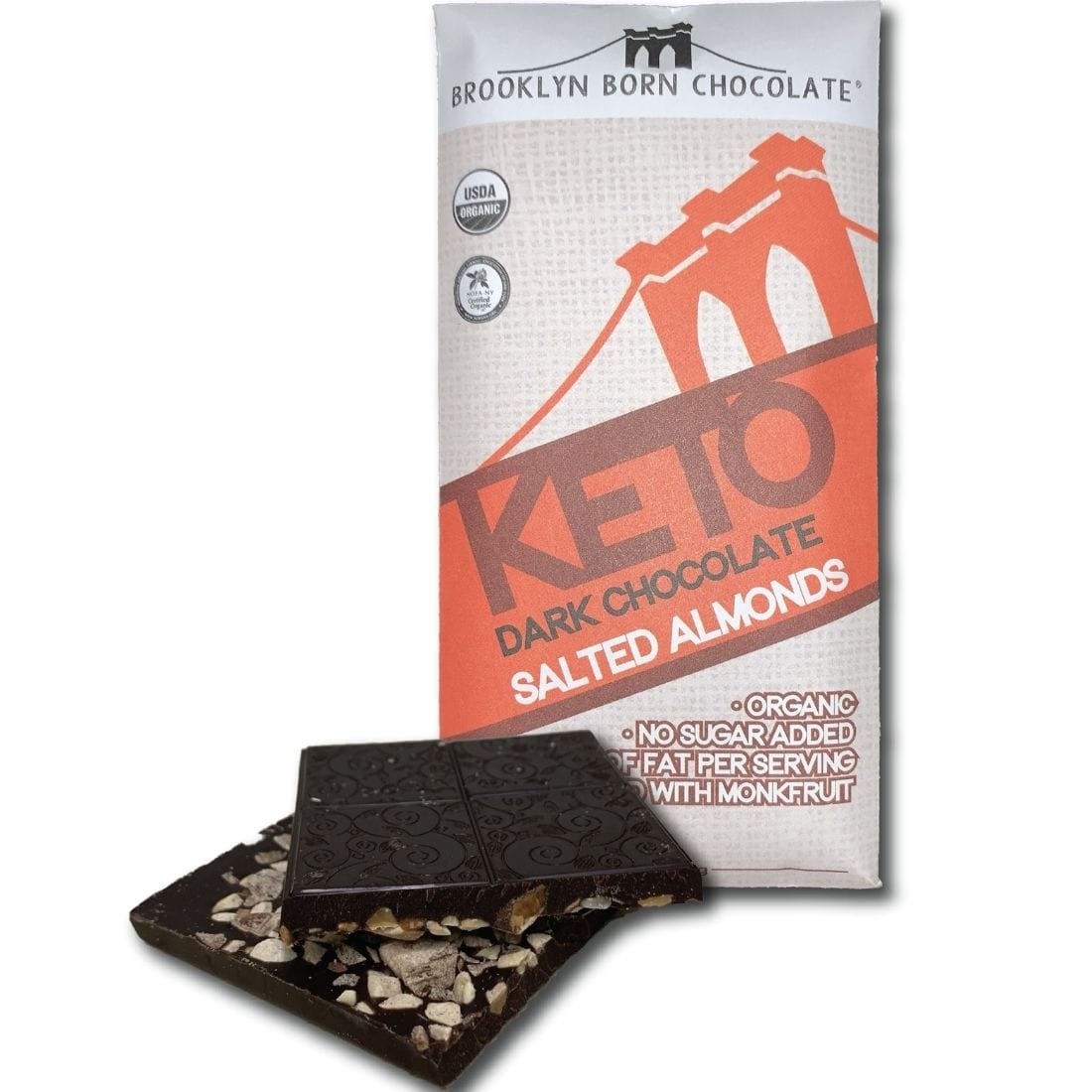 Brooklyn Born Chocolate Keto, 12 x 60g Bars