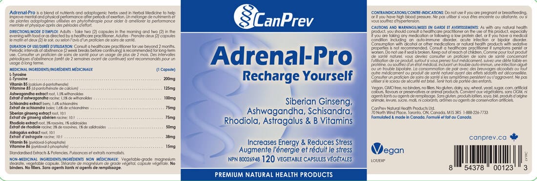 CanPrev Adrenal Pro, 120 Vegicaps