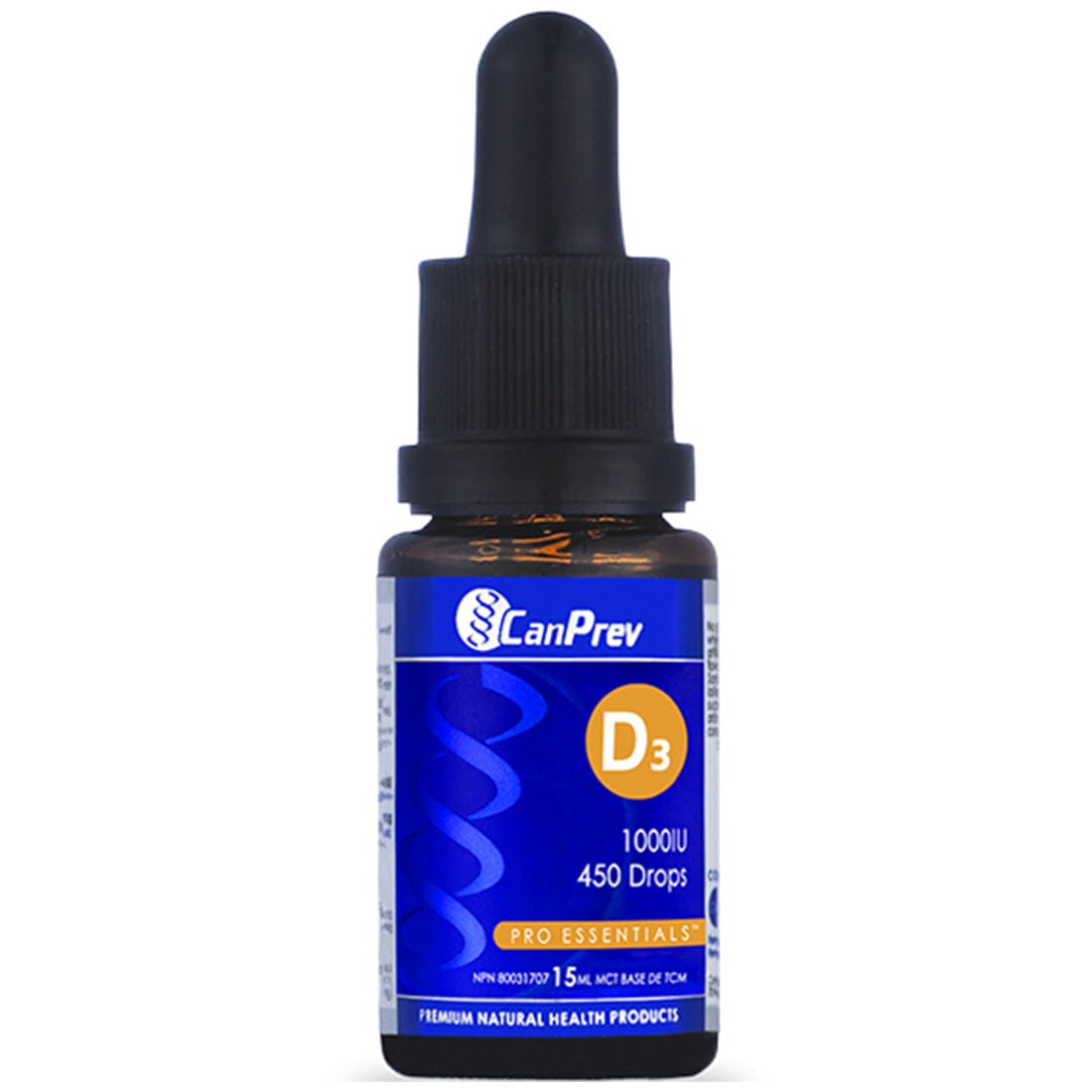 CanPrev D3 Drops 1000IU, 15ml/450 Drops