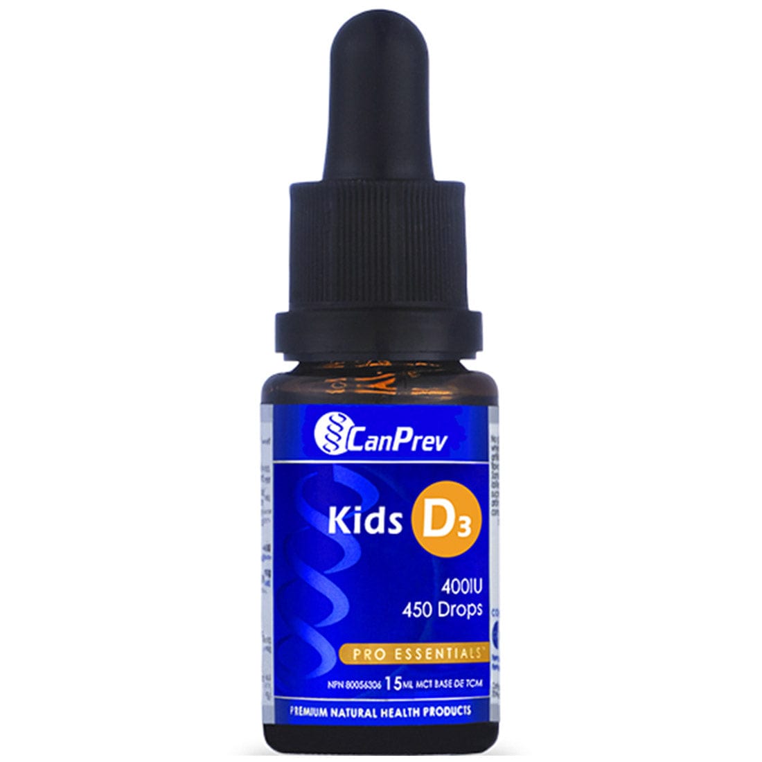 CanPrev D3 Drops for Baby & Kids 400IU, 450 Drops (15ml)