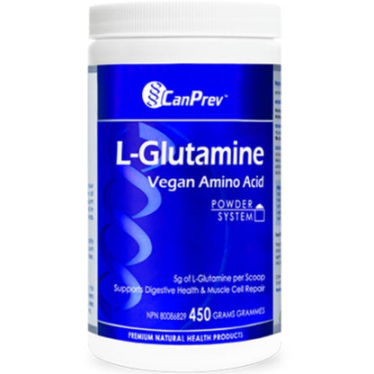 CanPrev L-Glutamine Powder (Vegan & Fermented), 450g