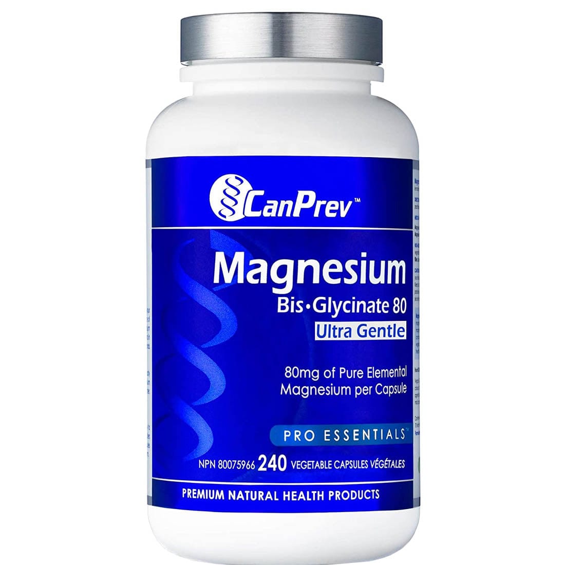 CanPrev Magnesium Bis-Glycinate 80mg Ultra Gentle