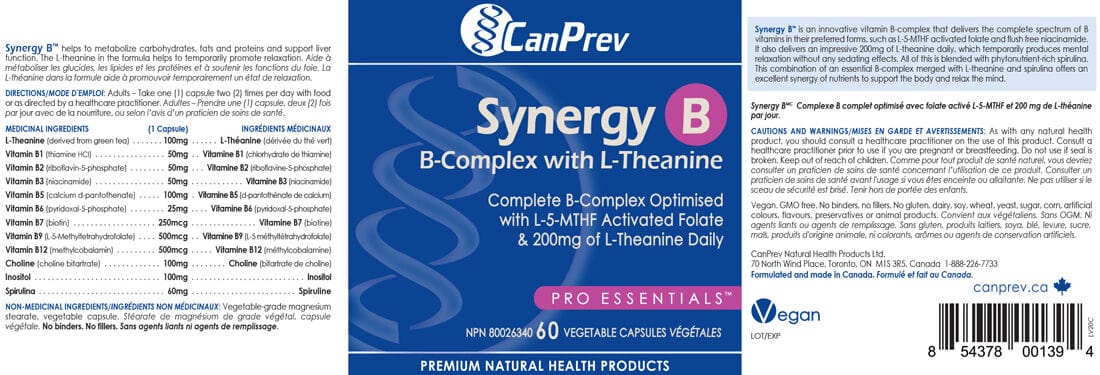 CanPrev Synergy B, 60 Vegicaps