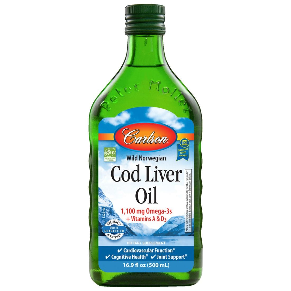 Carlson Norwegian Cod Liver Oil Liquid (TG)