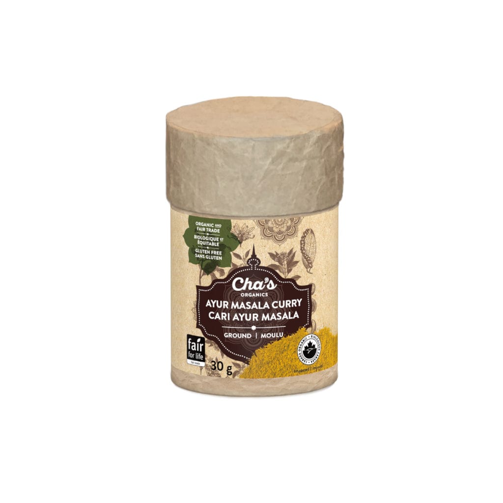 Chas Organics Ayur Masala Curry Powder, Case of 6 x 30g