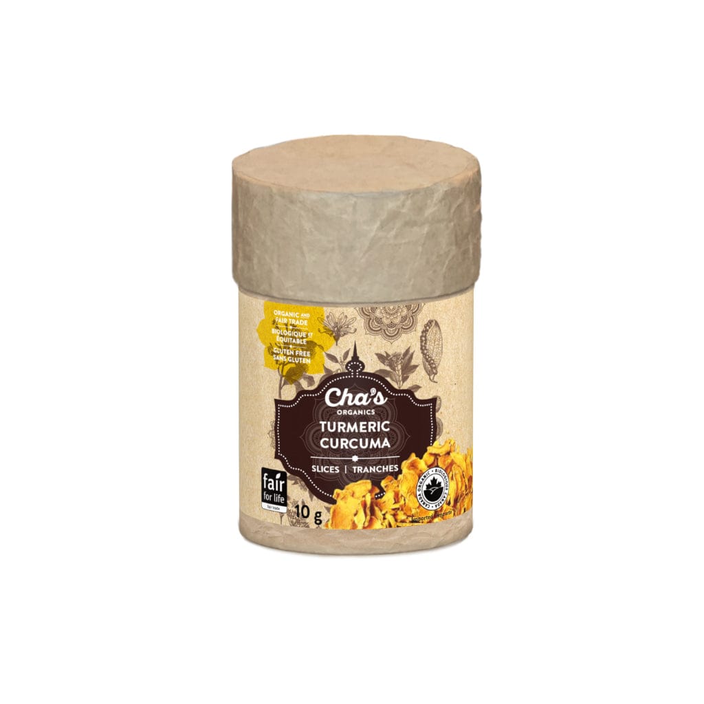 Chas Organics Turmeric, Slices, Case of 6 x 10g