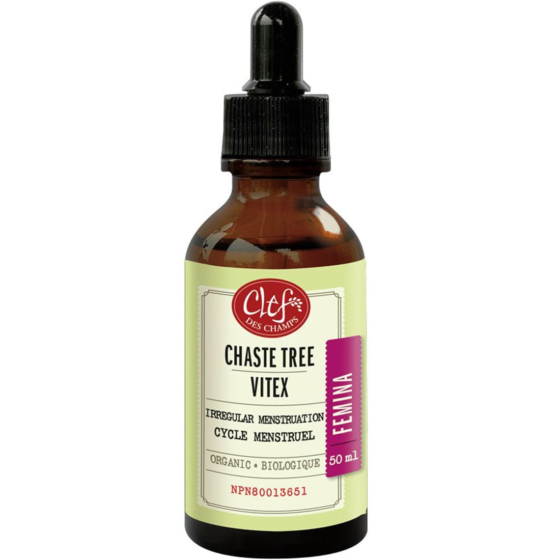Clef des Champs Chaste Tree Tincture Organic, 50ml