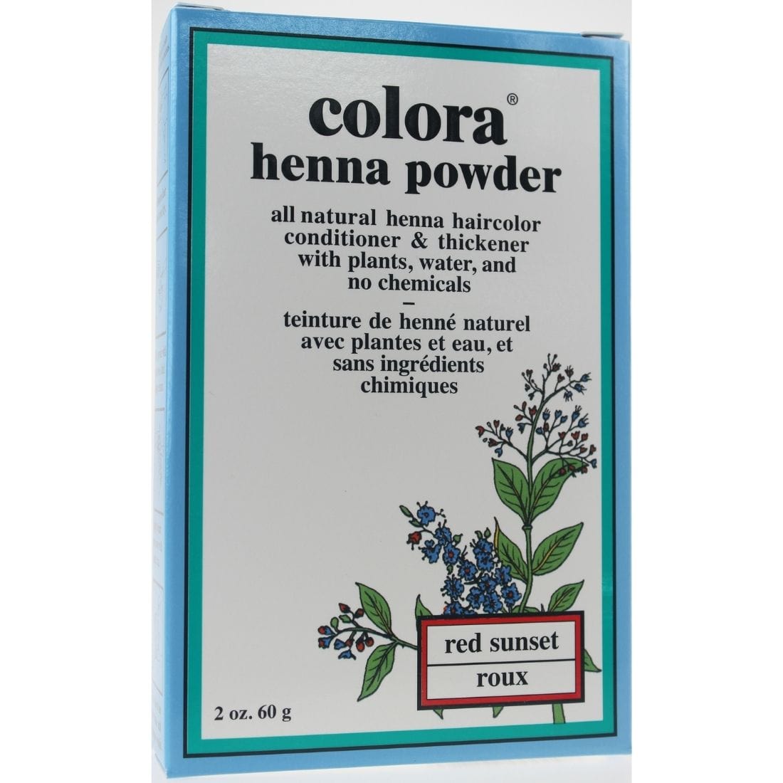 Colora Henna Powder Natural Hair Colour Conditioner and Thickener, 60g