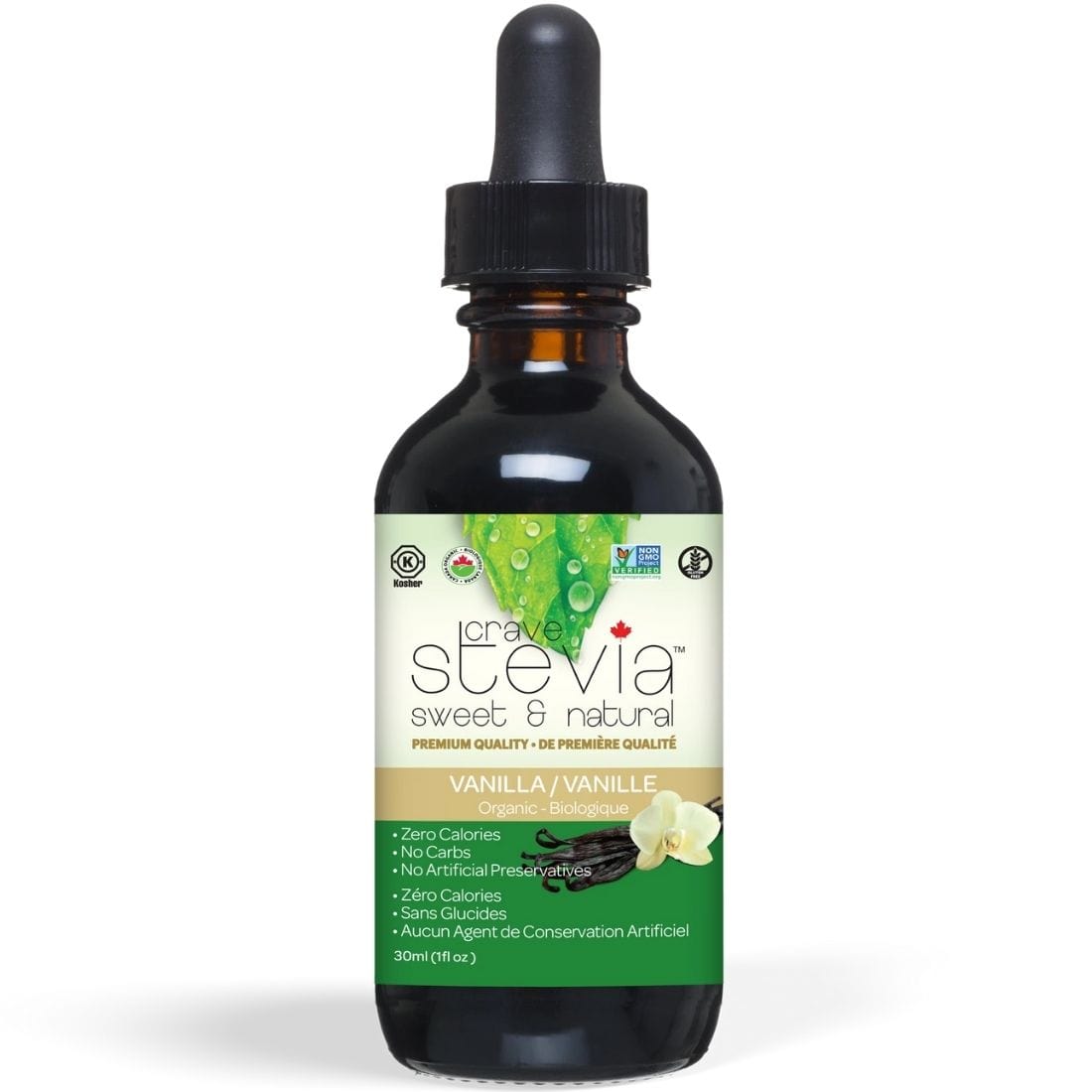 Crave Stevia Organic Liquid