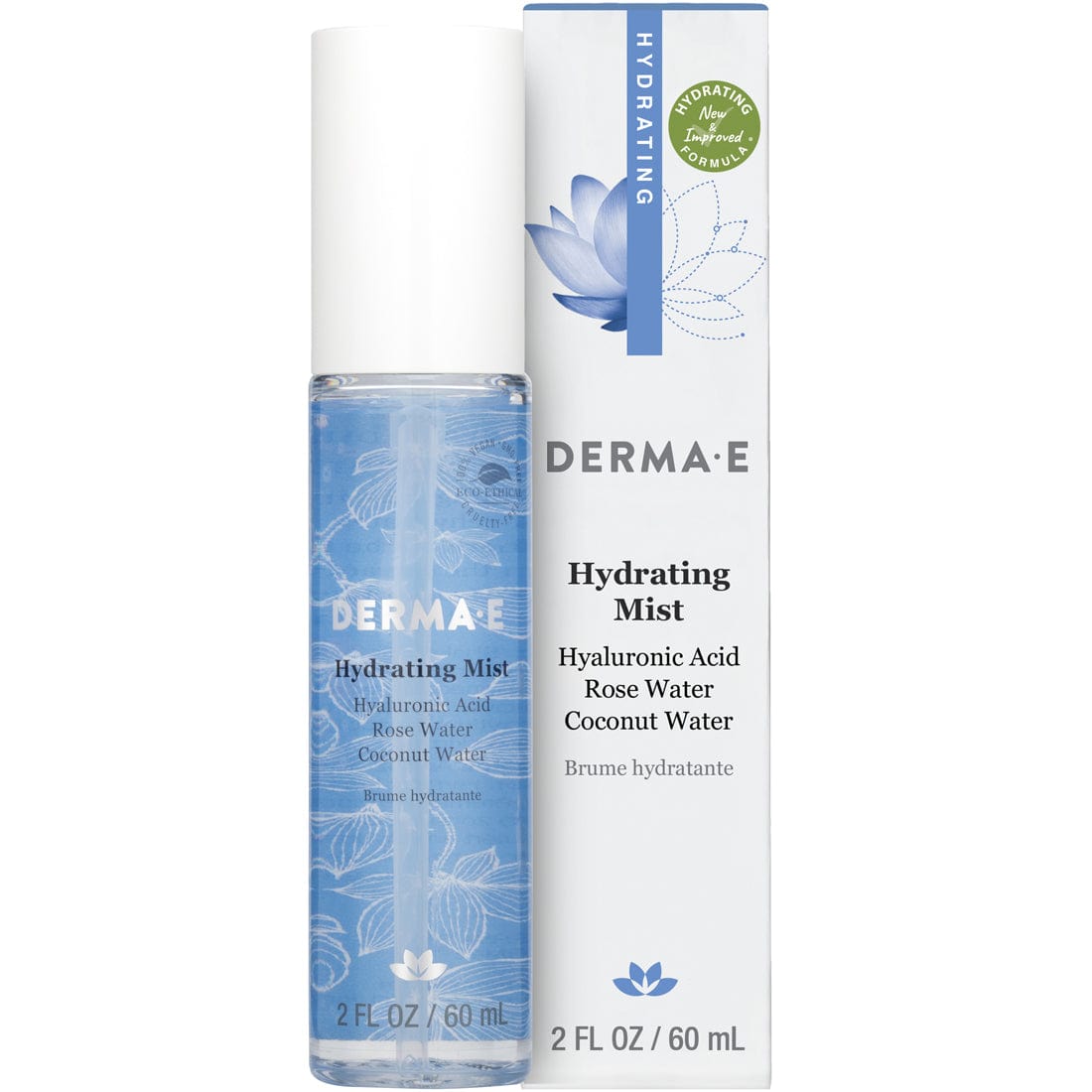 Derma E Hydrating Mist, Hyaluronic Acid, 60ml