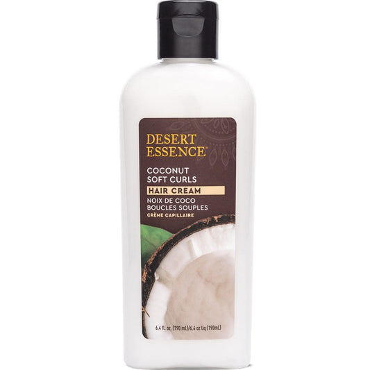 Desert Essence Coconut Soft Curls Hair Cream, 190ml