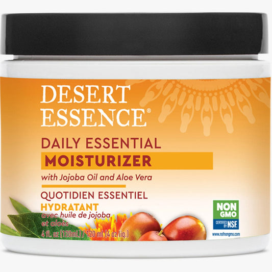 Desert Essence Daily Essential Moisturizer, 120ml