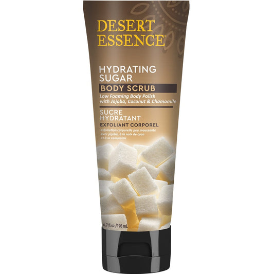 Desert Essence Hydrating Sugar Body Scrub, 198ml