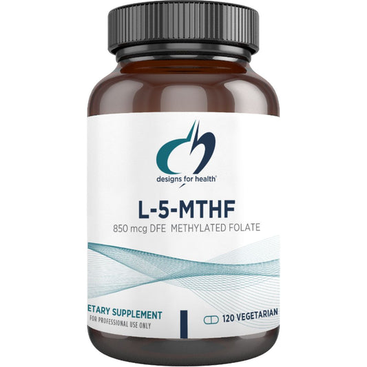 Designs For Health L-5-MTHF, 120 Capsules