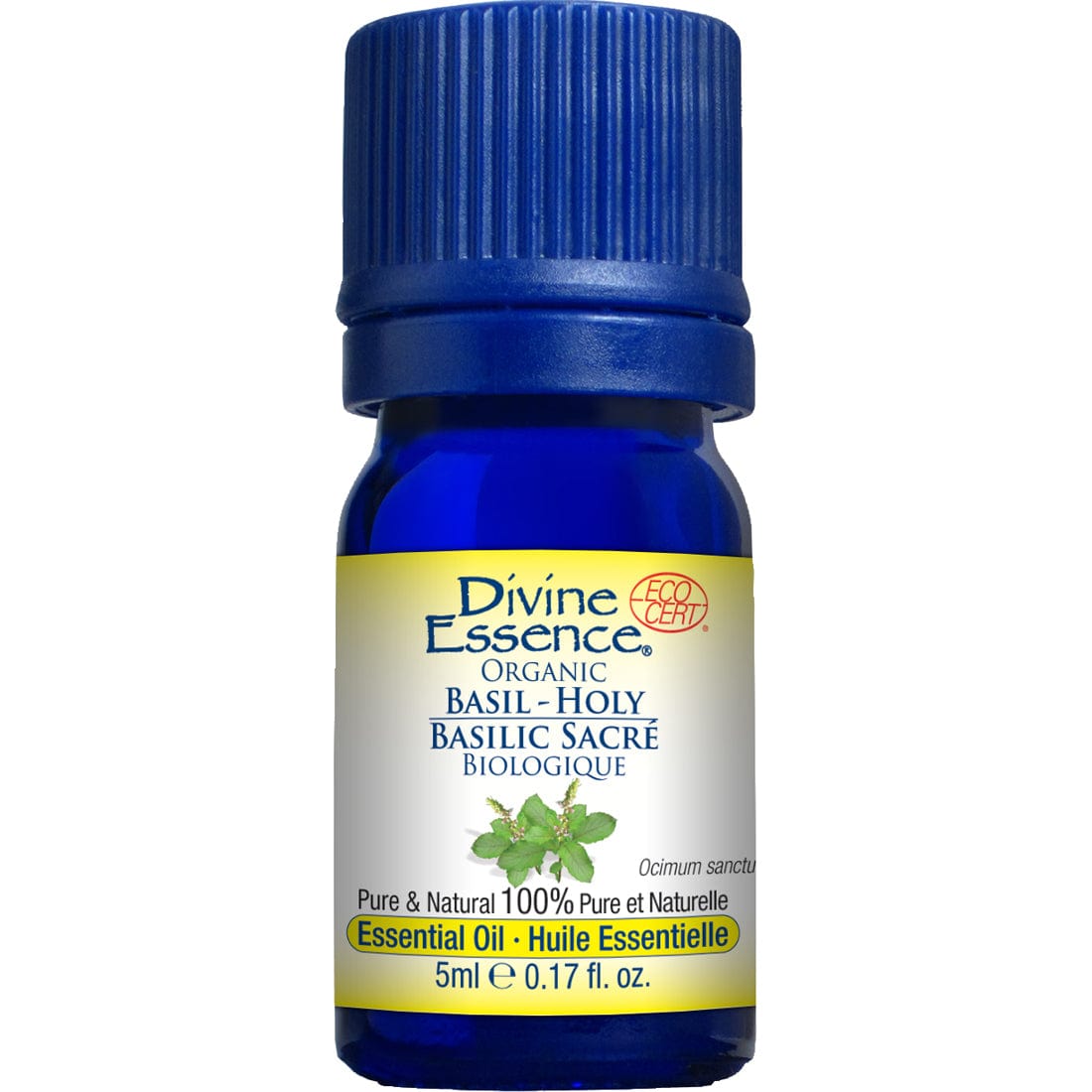Divine Essence Basil Holy, Organic, 5ml