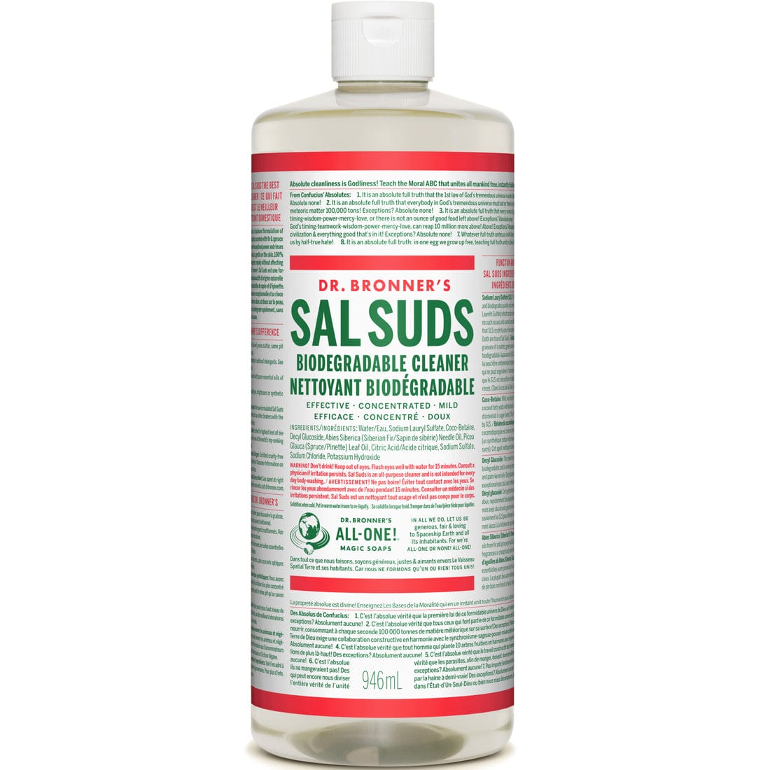 Dr. Bronner's Sal Suds Biodegradable Cleaner